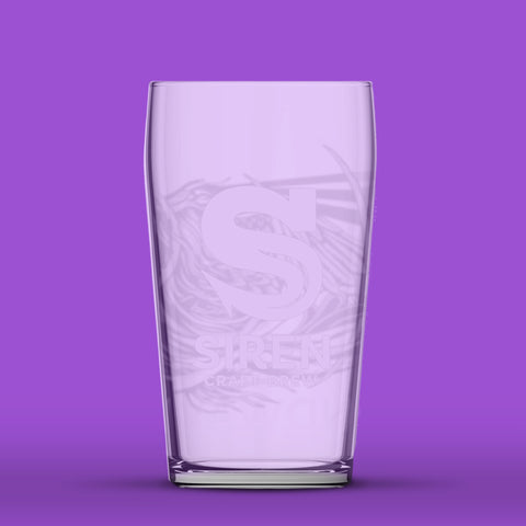 Soundwave Pint Glass