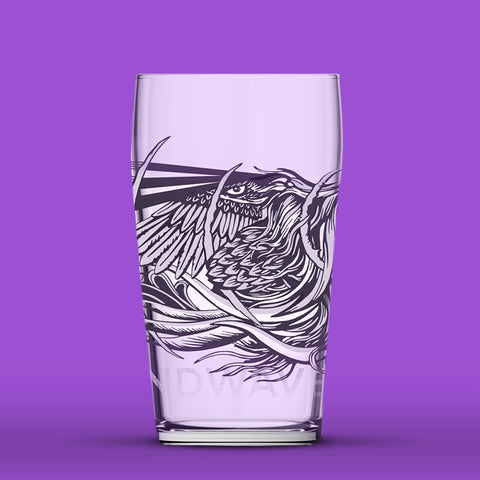 Soundwave Pint Glass