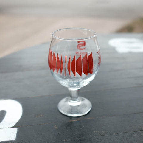 12th Anniversary Stemmed Glass