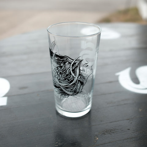 Soundwave Pint Glass