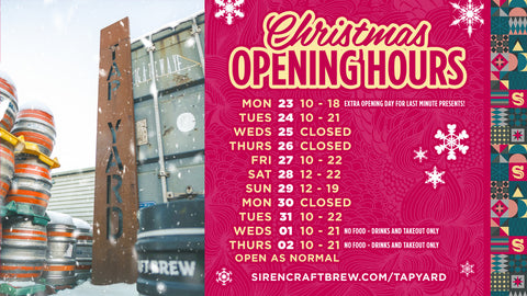 What are your Christmas opening hours?