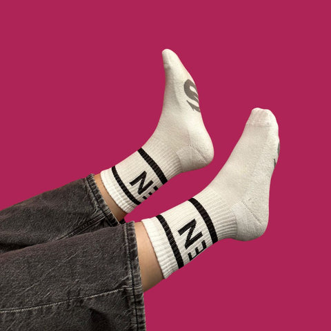 Siren White Tennis Socks 1-Pack