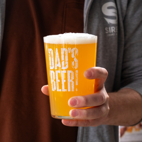 DAD'S BEER! Pint Glass