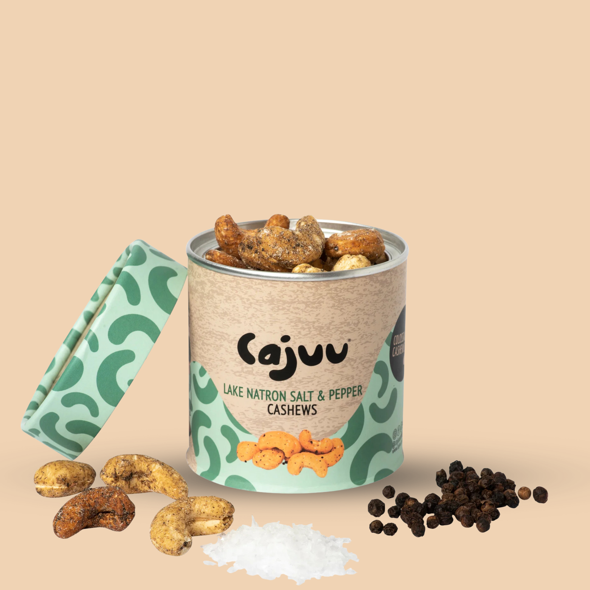 Cajuu Lake Natron Salt Pepper Cashews