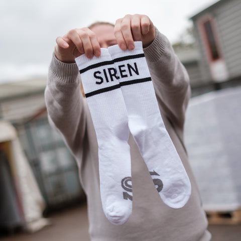 Siren White Tennis Socks 1-Pack