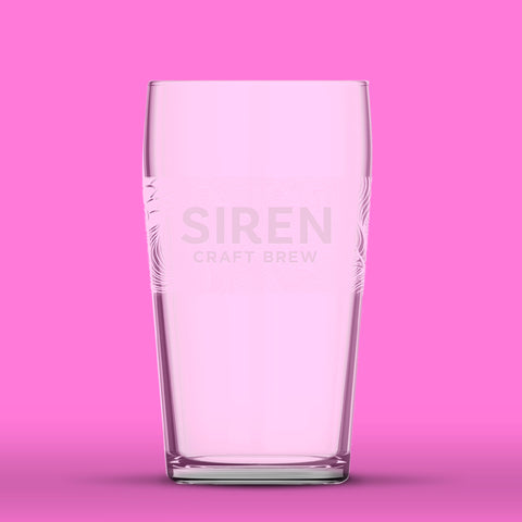 Siren Pattern Pint Glass