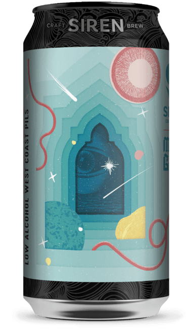 Mash Gang x Siren Out of Nowhere Pilsner alcohol-free lager