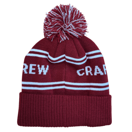 Siren Maroon Bobble Hat