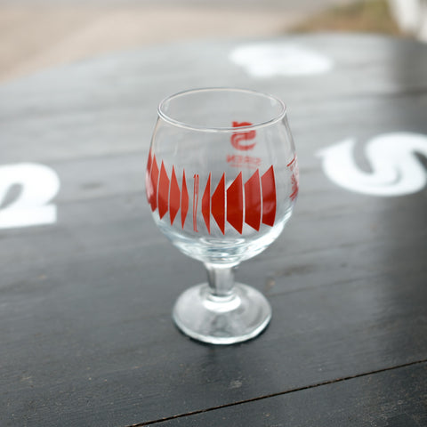12th Anniversary Stemmed Glass