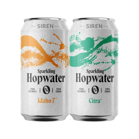 FREE Hopwater Duo Sparkling Hopwater | 0% | 2 x 440ml - Siren