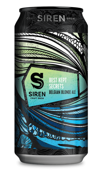 Best Kept Secrets Belgian Blonde Ale | 4.5% | 440ml - Siren