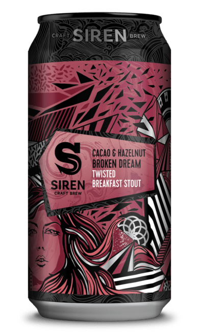 Cacao & Hazelnut Broken Dream Twisted Breakfast Stout | 6.5% | 440 - Siren