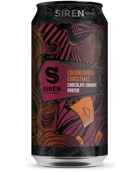 Coldblooded Christmas Chocolate Orange Porter | 5% | 440ml - Siren