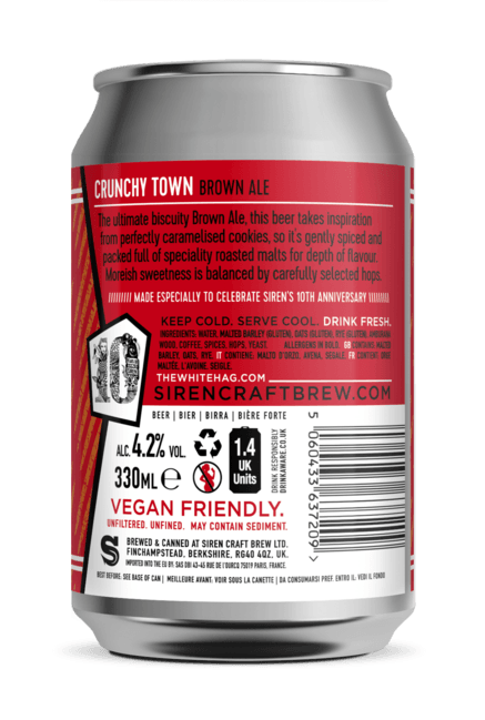 Crunchy Town Brown Ale | 4.2% | 330ml - Siren