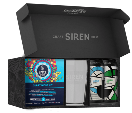 Curry Night In Gift Pack Beer and Spice | 4.8% - 5% | 2 x 440ml - Siren