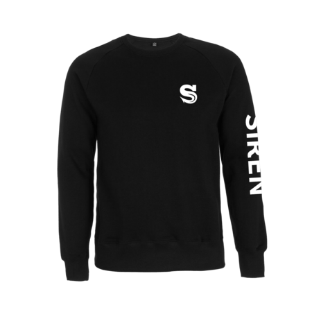 Embroidered Sweatshirt - Black - Siren