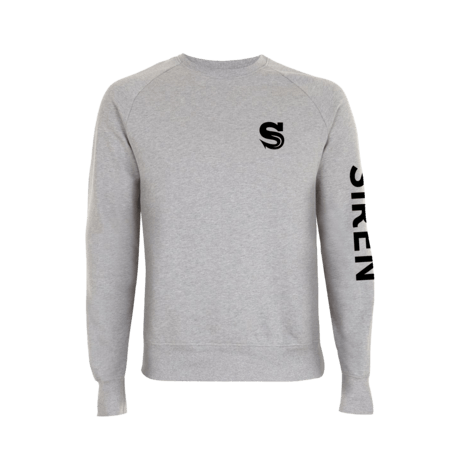 Embroidered Sweatshirt - Grey - Siren