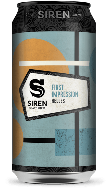 First Impression Helles | 4.5% | 440ml - Siren