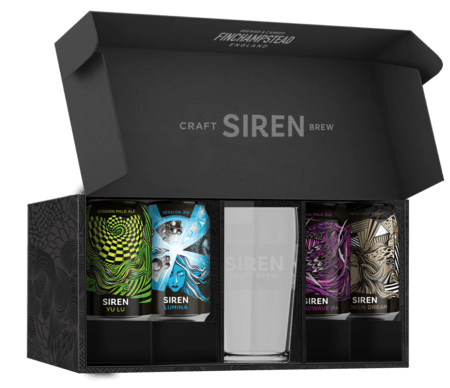 Flagship Gift Pack  Gift Set | Mixed% | 4 x 330ml / 1 x glass - Siren