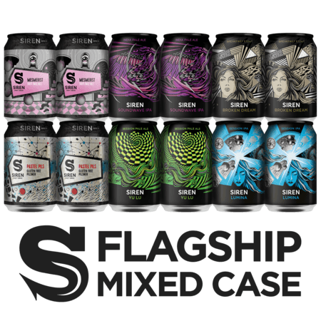 Siren Flagship Mixed Case Mixed Case | 3.4% - 6.5% | 330ml - Siren