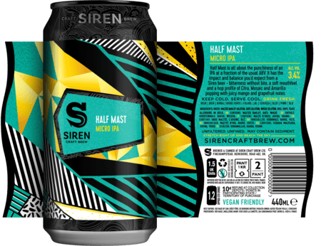 Half Mast Micro IPA | 3.4%% | 440ml - Siren
