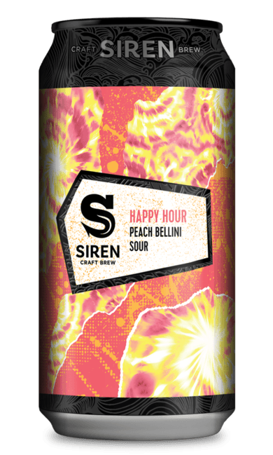 Happy Hour Peach Bellini Sour  | 7.0% | 440ml - Siren