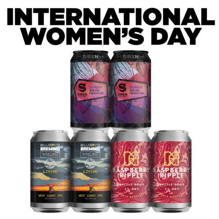 International Women's Day Let's Celebrate Women in Beer | 5 - 7.4% | 6 x 440ml - Siren
