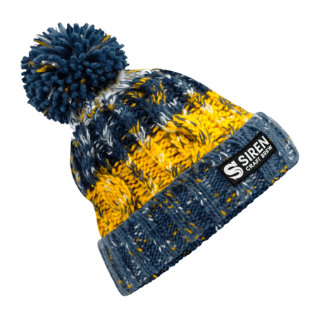 Knitted Bobble Hat - Morning Frost