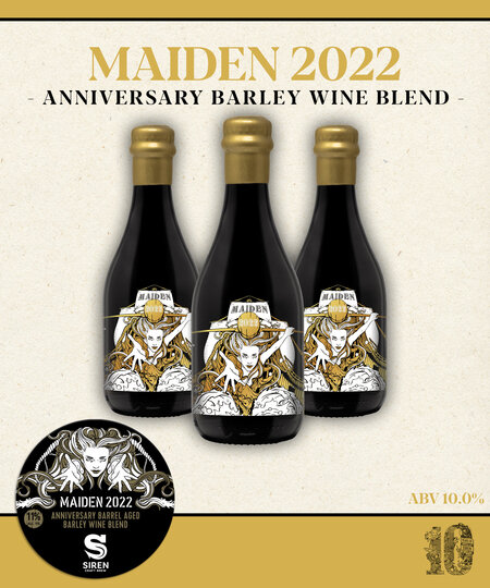 Maiden '22 Anniversary Barley Wine | 10% | 375ml - Siren