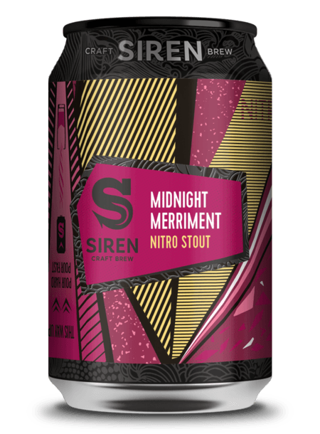Midnight Merriment  Nitro Stout | 4% | 330 - Siren