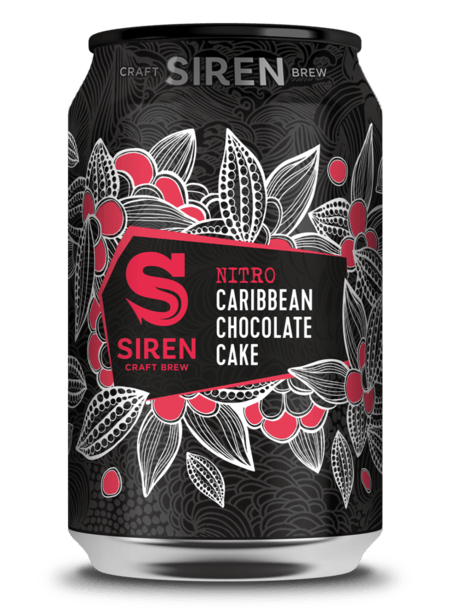 Nitro Caribbean Chocolate Cake 2021 Nitro Tropical Stout with Cacao & Cypress | 7.4% | 330 - Siren