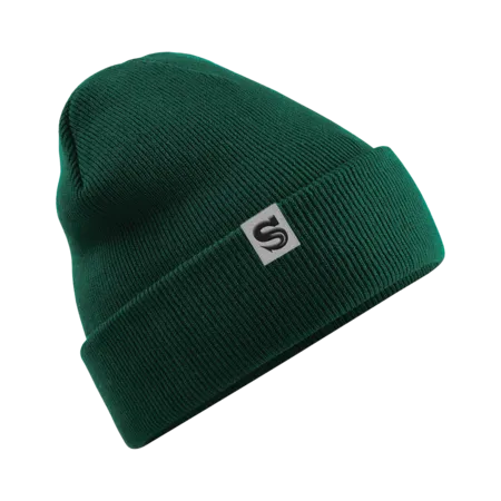 Recycled Cuffed Beanie - Bottle Green