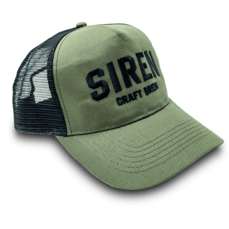 Siren Craft Brew Trucker Cap - Olive Green
