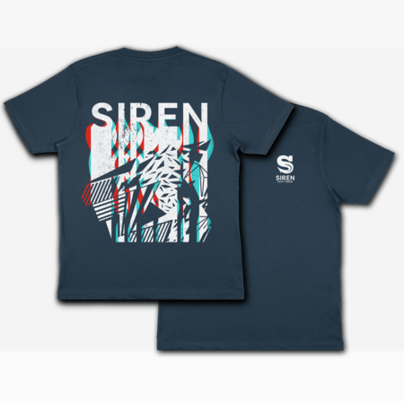 Siren Illusion Tee - Diesel Blue