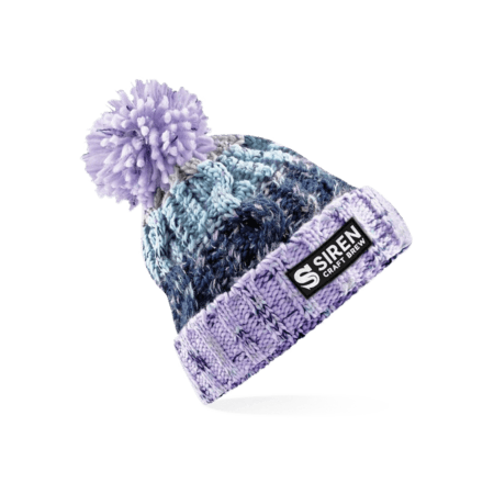 Siren Knitted Bobble Hat - Lavender Fizz - Siren