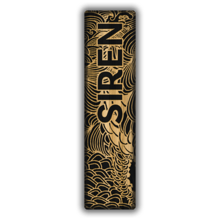 Siren Wooden Bar Tap Handle - Siren