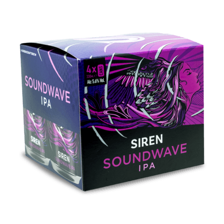 Soundwave 4 Pack - Set of 3 Set of 3 | 5.6%% | 12 x 330ml - Siren