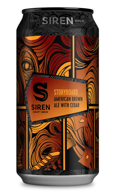 Storyboard American Brown Ale with Cedar | 6.5% | 440ml - Siren