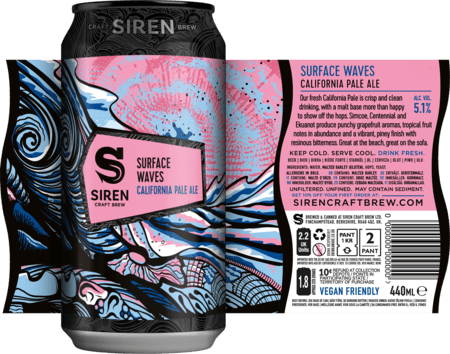 Surface Waves California Pale Ale | 5.1% | 440 - Siren