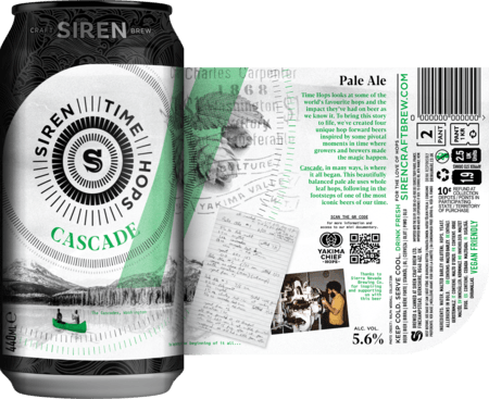 Time Hops: Cascade Pale Ale | 5.6%% | 440ml - Siren