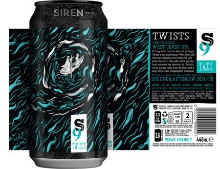 Twists Anniversary West Coast IPA | 7.4% | 440ml - Siren