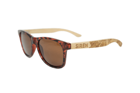 Wooden Etched Sunglasses